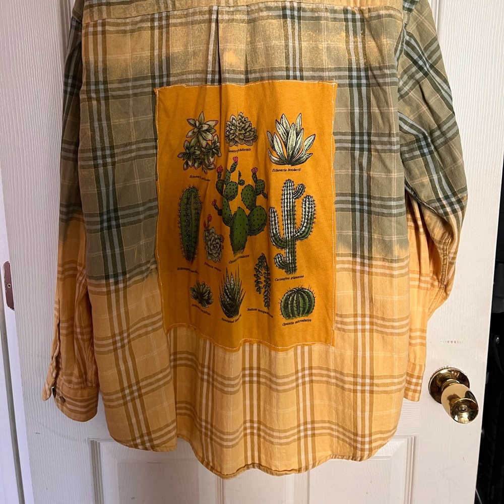 Bleach Dyed Flannel